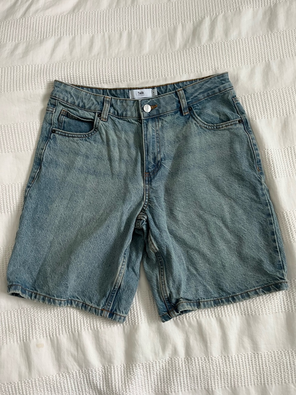 TWIK blue jorts